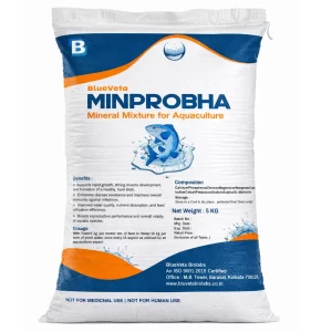 Mineral Mixture for Aquaculture MINPROBHA Powder 5 KG by BlueVeta Biolabs